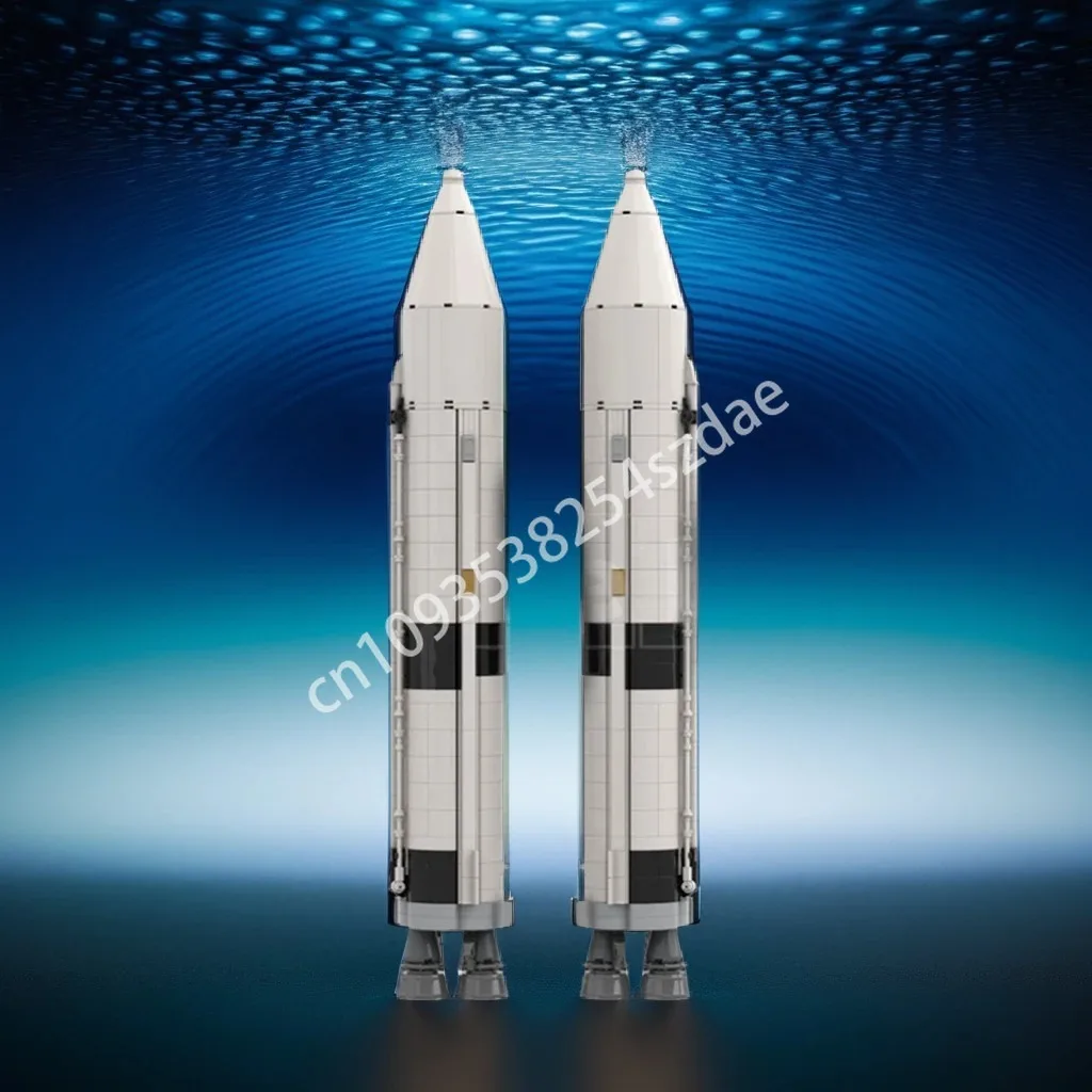 5630 stücke MOC Saturn V MLV-25L Bausteine Erwachsene Kreative teenager sammler kinder Modell Bau Weihnachten spielzeug Geschenk