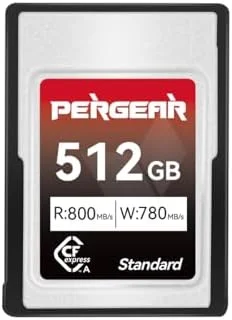 Pergear CFexpress Type A 512GB Card 800MB/s Read