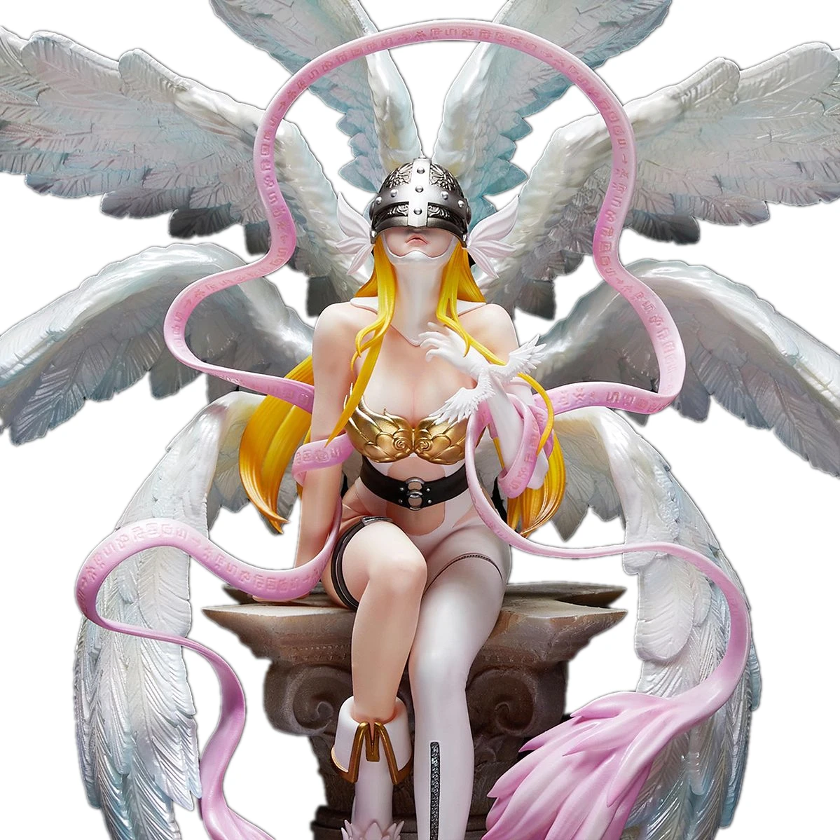 

Gk Bba 50Cm Gk Bba Jointly Anime Periphery Figure Digimon Adventure Angewomon Limited Edition Statue Model Ornaments Toys