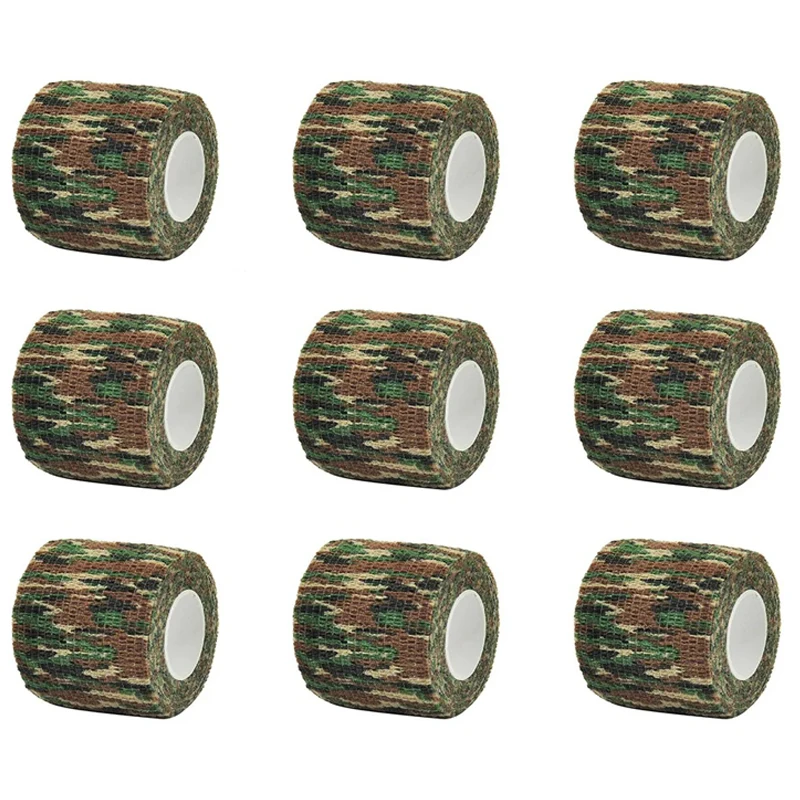 4.8mDisguise Elastoplast Camouflage Elastic Wrap Tape Self Adhesive Sports Protector Ankle Knee Finger Arm Bandage