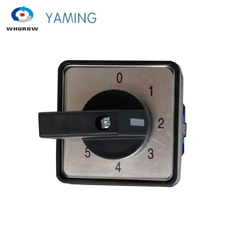 LW26-20/5 Cam Switch 20A 0-5 Positions 5 Poles Changeover Power Selection Rotating Control Circuit Signal Control