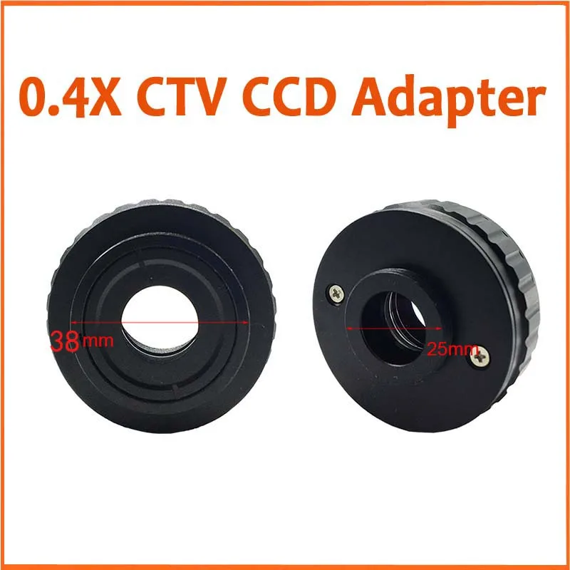

0.4X C-Mount Lens CTV Adapter For SZMT1 Video Digital Camera Trinocular Stereo Microscope Accessories CCD Connector 25.3mm 38mm