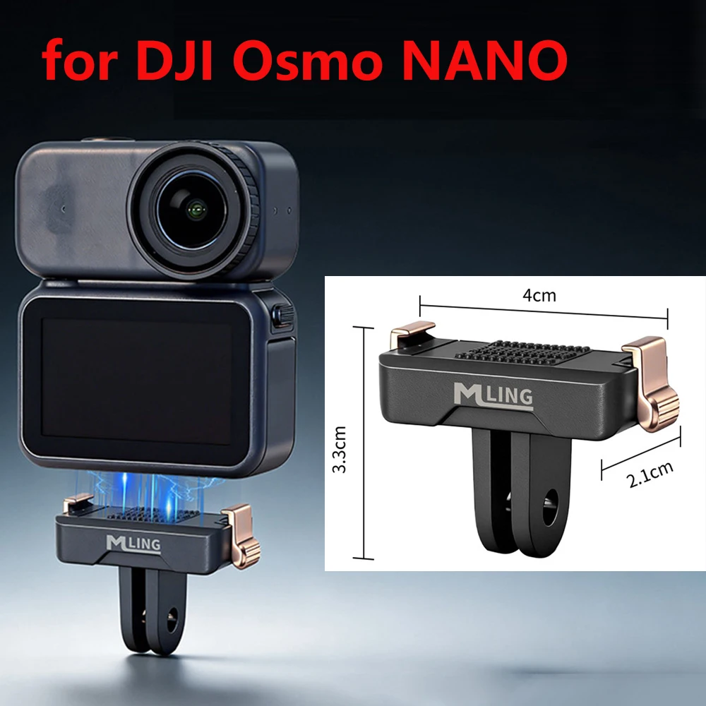 

1 PCS Magnetic Quick Release Adapter Base Mount For DJI Osmo NANO Quick-release Two Claw Mount Adapter Bracket Accessories