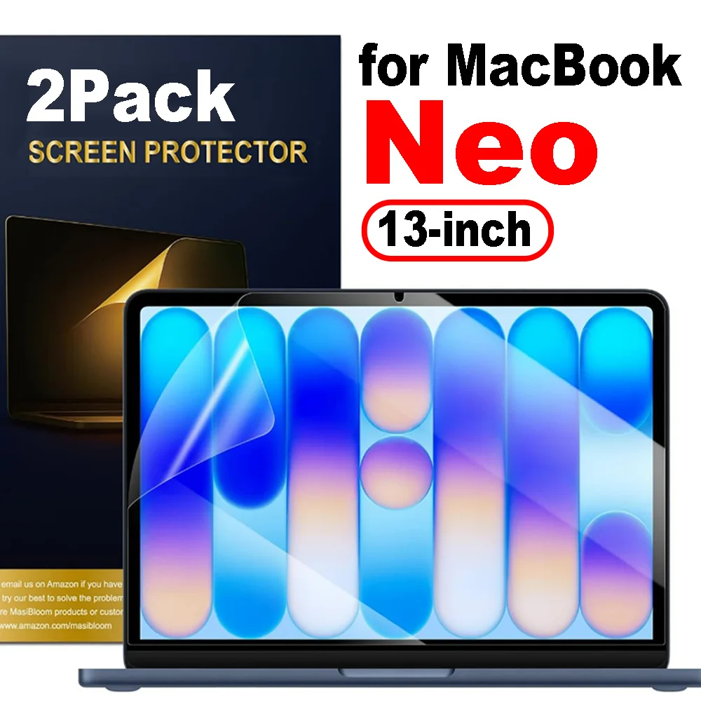 For MacBook Neo Soft Anti Scratch Screen Protectors Soft Protective Film Tablet PET Films for MacBook Neo 13 Inches A18 Pro 2026
