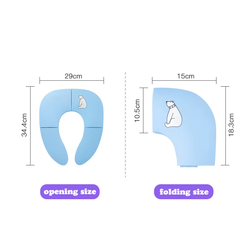 Foldable Baby Travel Toilet Pot Seat Toddler Portable Toilet Training Seat Children Urinal Cushion Children Pot Chair Pad Mat