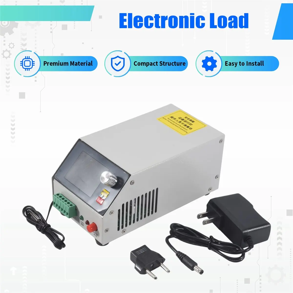 

REST MDL150 12VDC Multifunction Electronic Load Support Constant Current/Power/Resistance Mode with Data Calibration(EU US)