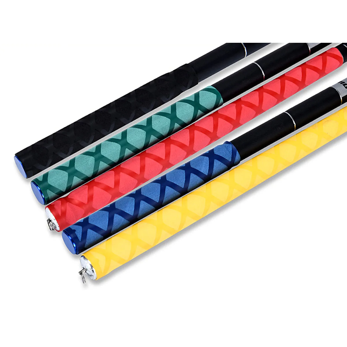 

Non-Slip Fishing Rod Handle Sleeve Black Protective Cover For Tackle Accessories Sweat-Absorbing Rod Protection Cable