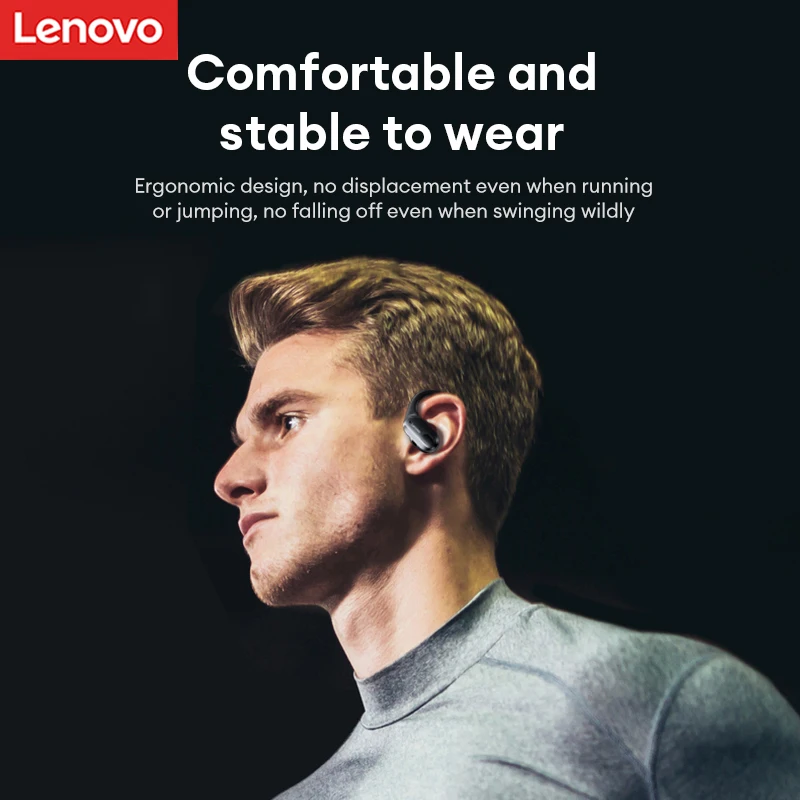 Lenovo XT80 New TWS Wireless Bluetooth  Earphones V5.3 Sports Ear Hanging HeadphonesLow-latency GamingMusic Headsets