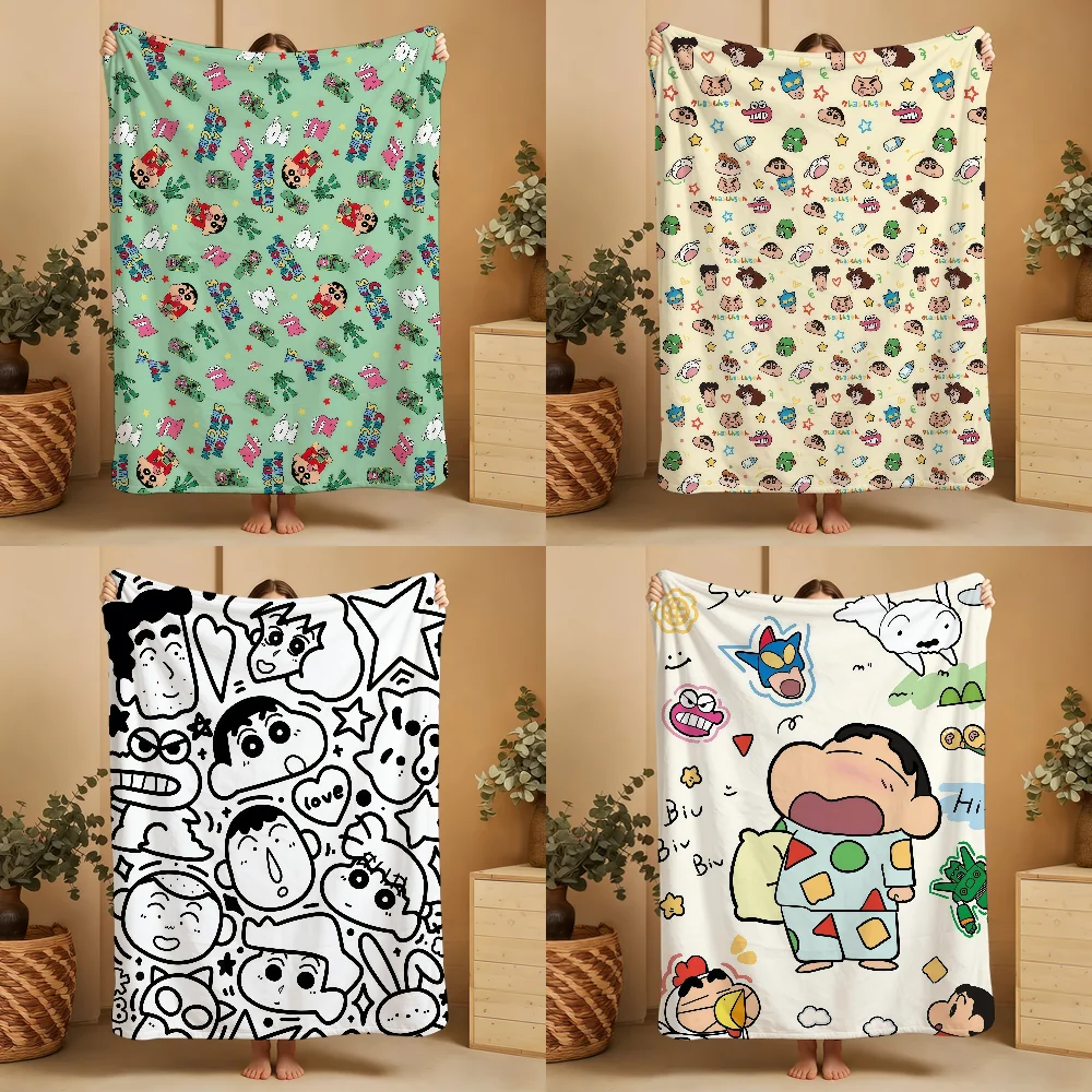 Blanket Throw Super Cosy Plush Living Room C-ChanS Sofa C-CrayonS Couch Childish S-ShinS Birthday Gifts