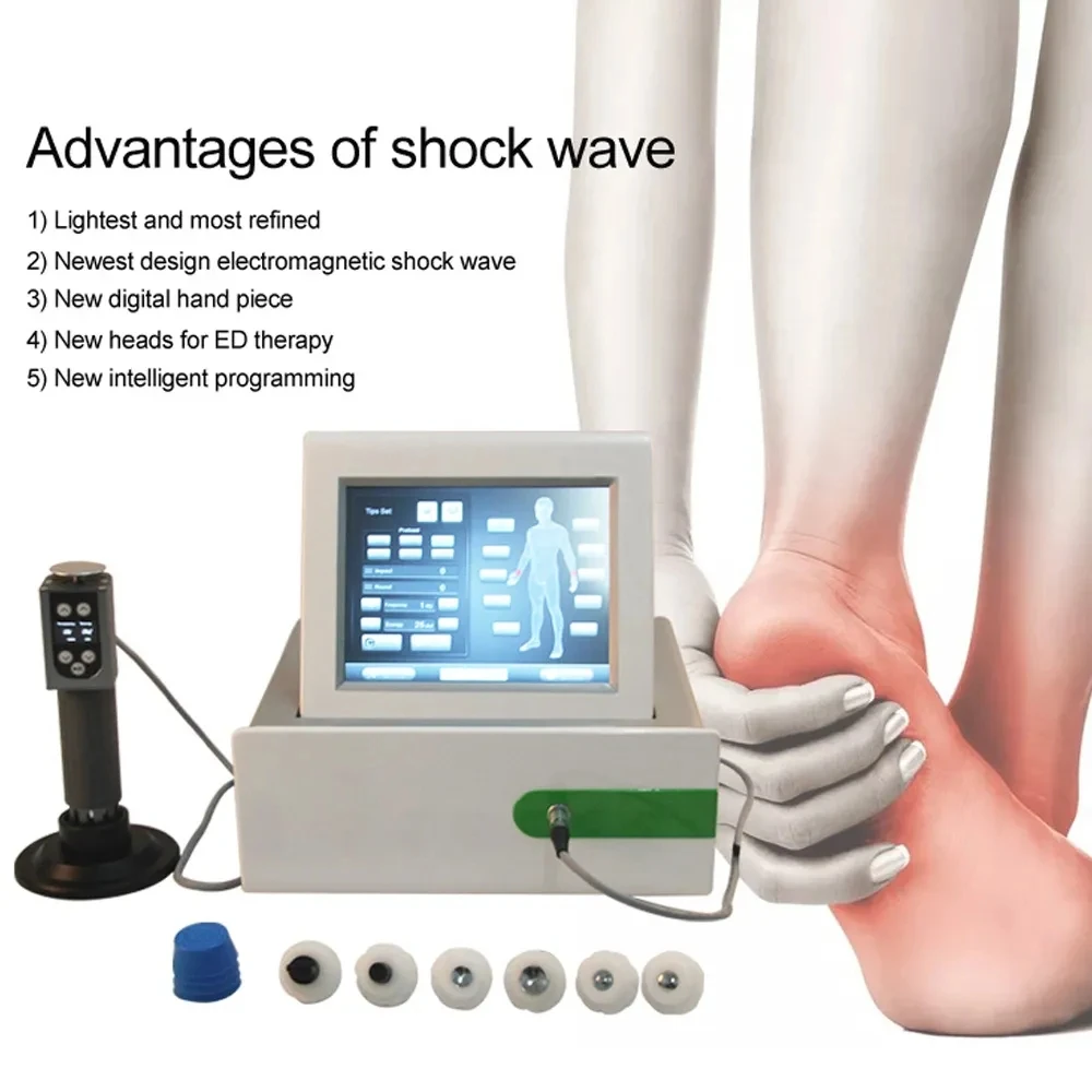 Electromagnetic Shockwave Treatment Sports Injuries Used At Home To Pain Relief Shockwave Physical Therapy Body Massager Machine