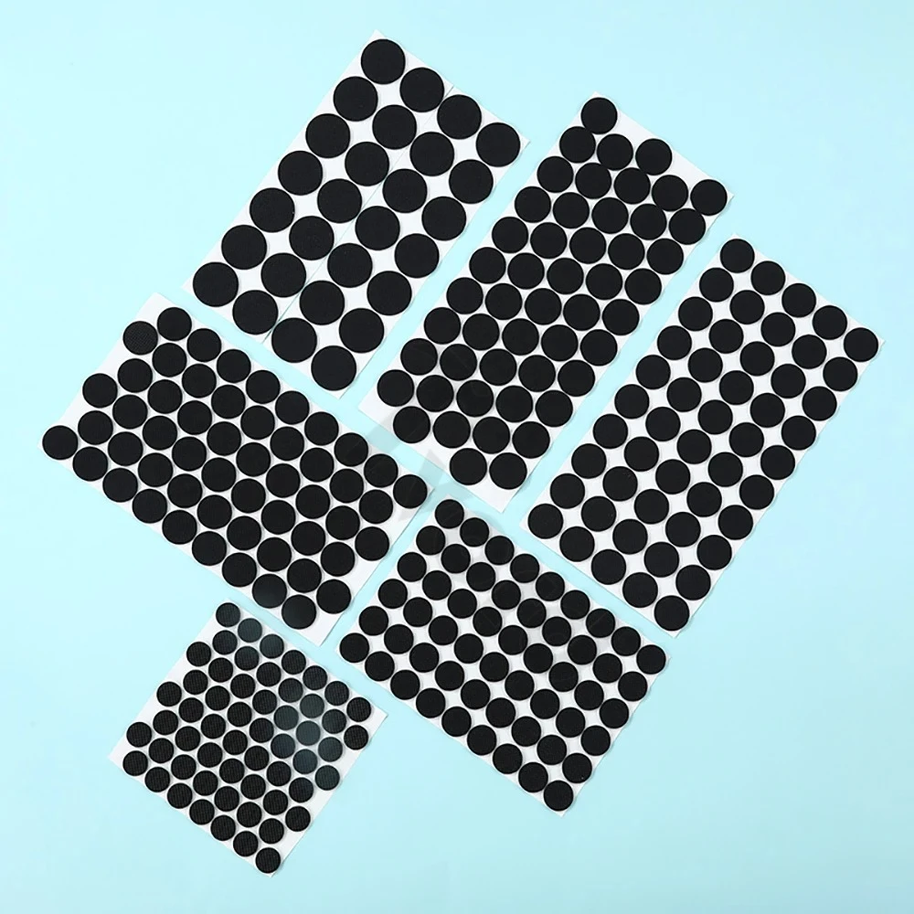 4mm-90mm Silicone Self Adhesive Felt Pads for Chairs Furniture pads Felt Self-Adhesive Black 0.5/1/1.5/2/3mm Thick