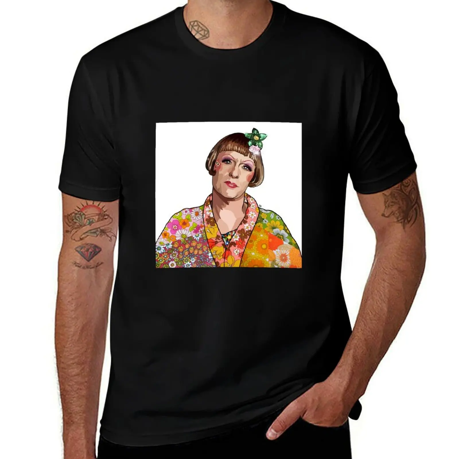 Grayson Perry Artist T-Shirt Independence Day Short Sleeve T-Shirt