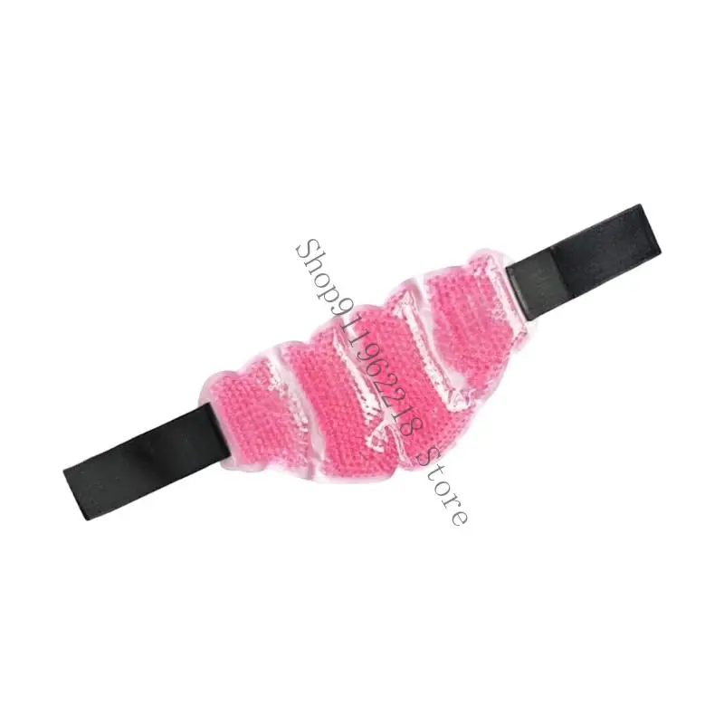 Mehrzweckkühlbeutel mit glatt aus wischbarem tragbarem Pack -Pack -Gel -Nacken Cool für Home Nursery Badezimmer 066f