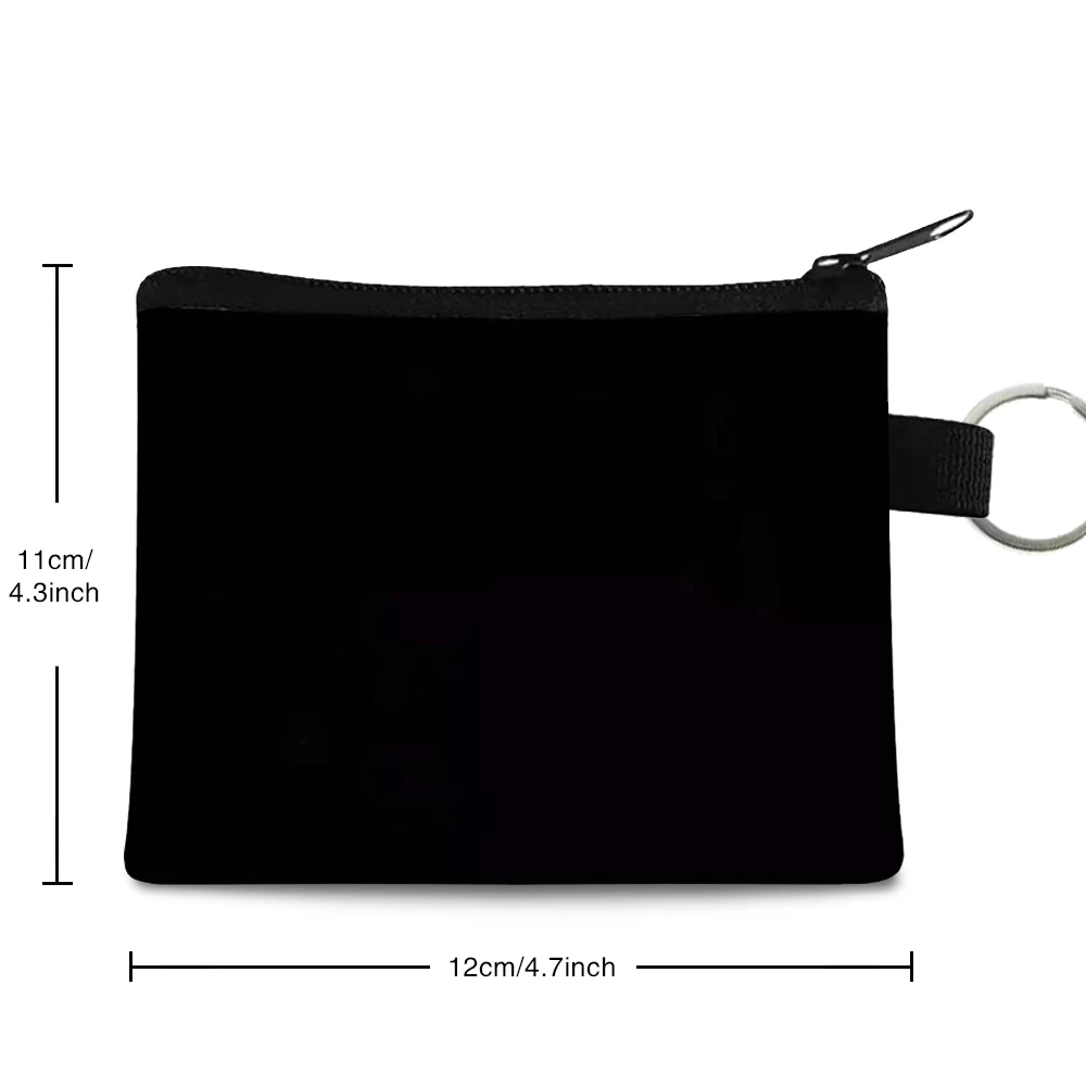 Ladies Coin Purse Clutch Samurai Print Shopping Small Wallet Design Bag Mini Canvas Fashion Storage Bags Portable Change Purse
