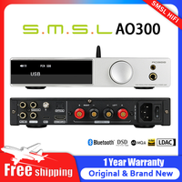 SMSL AO300 Power Amplifier & Headphone Amplifier & Decoder MA5332MS MQA-CD Audio DAC CS43131 DSD256 XMOS XU-316 HIFI Bluetooth