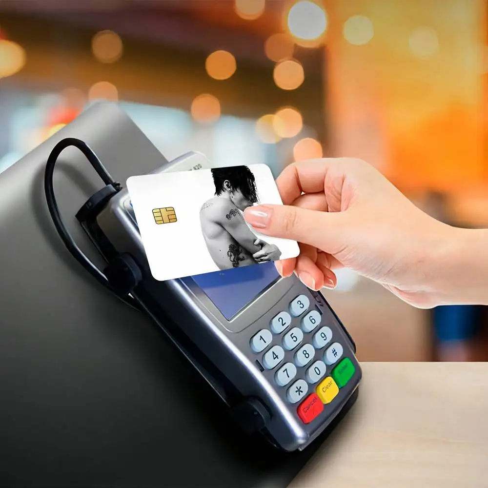 Singer YUNGBLUD Ldols Card Stickers Waterproof Film Skin Cover 4PCS Credit Card Stickers Debit Front Decoration Commuter Pass