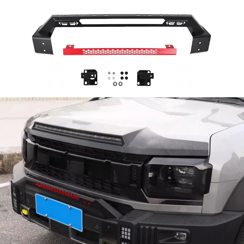 Car Bumper Spotlight Fit for JETOUR Traveler T2 2024 Modified Car Bull Bar Front Bumper Light Bracket Auto Exterior Accessories