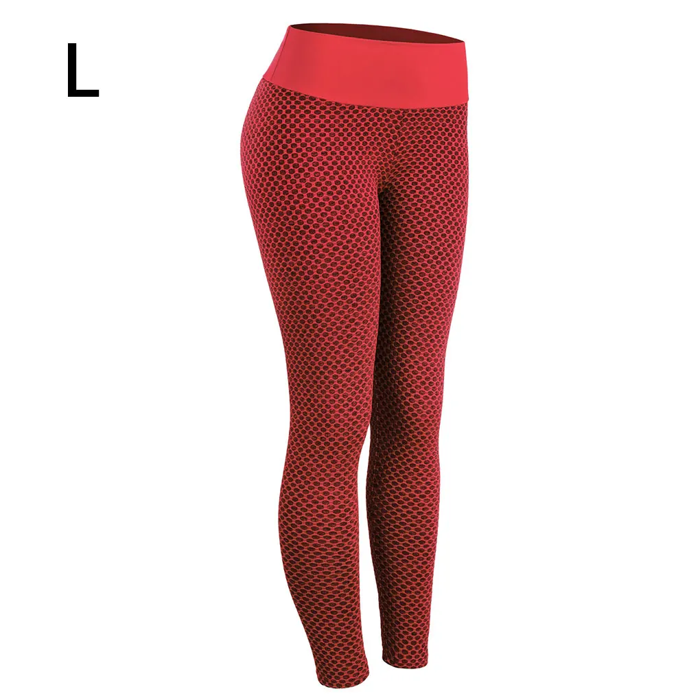 

High Waist Yoga Legging Women Sports Pant Cloth Elastic Fitness Trouser L