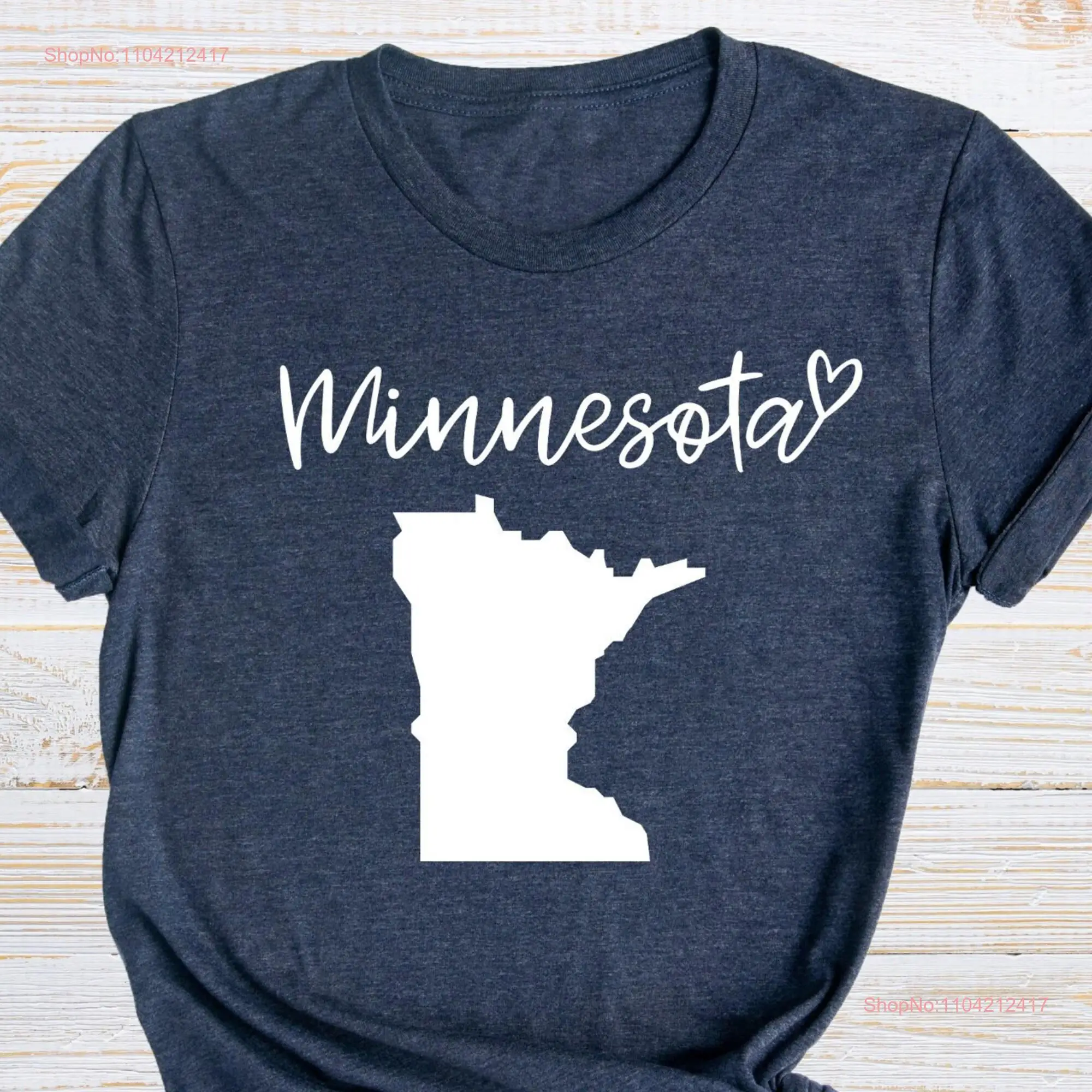 Minnesota T Shirt Lover Home State Traveler Vacation s long or short sleeves