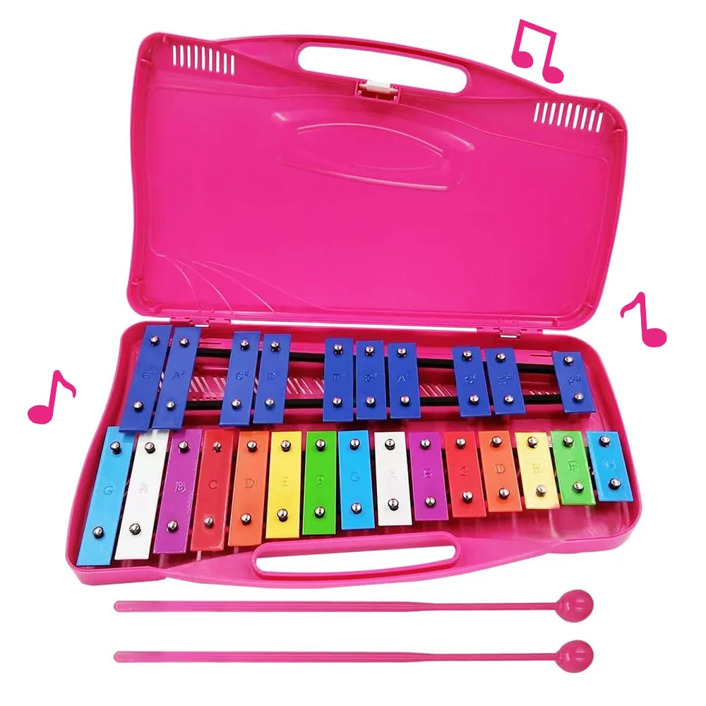 Chromatic Metallophone 25 Notes Xylophone Children\'s School Xylophone