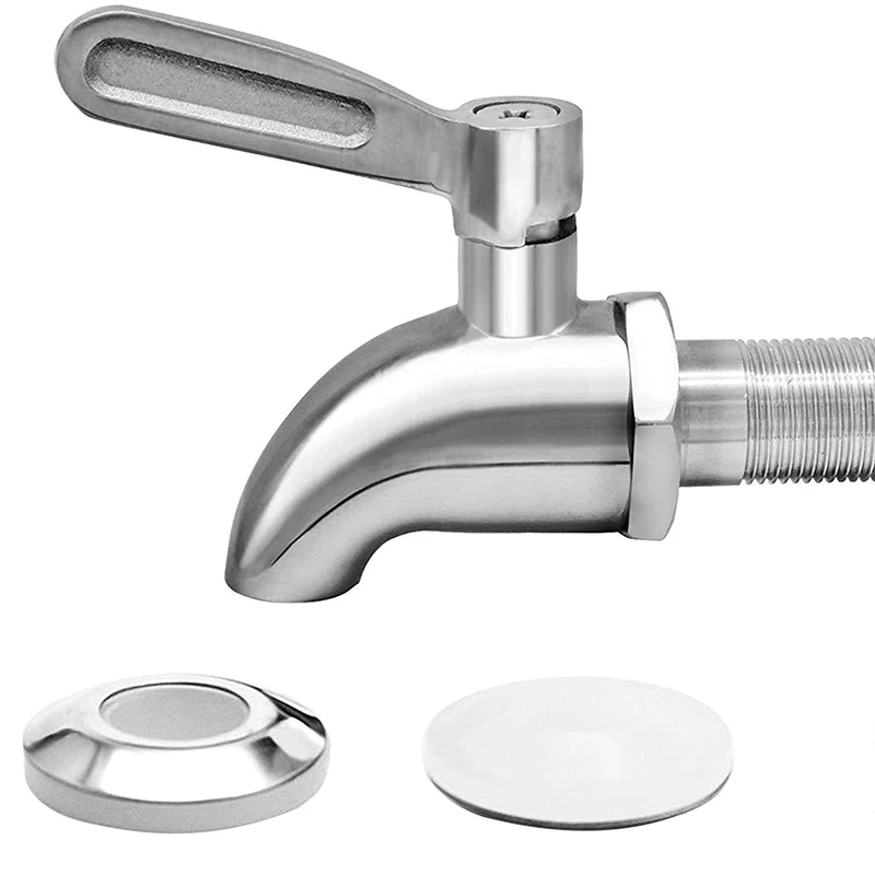 1PCS 304 Stainless Steel Spigot Water Tap Faucet For Beer Juice Beverage Drink Wine Barrel Dispenser Tap