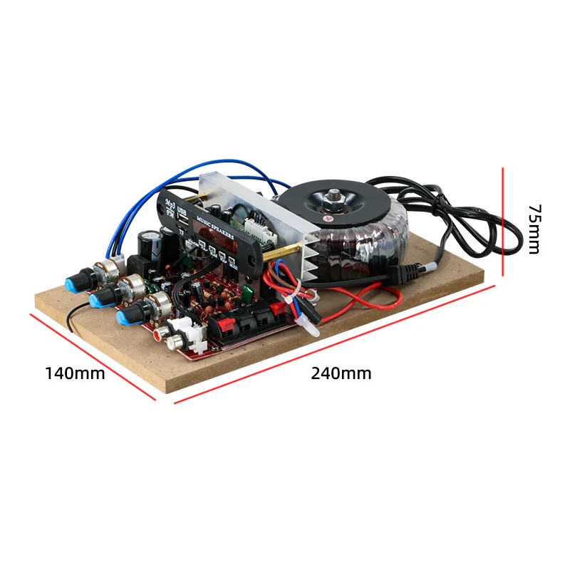 Household High-power Amplifier Board 220V DIY Modified USB Bluetooth HIFI Grade Lossless Fever Professional Amplifier Board