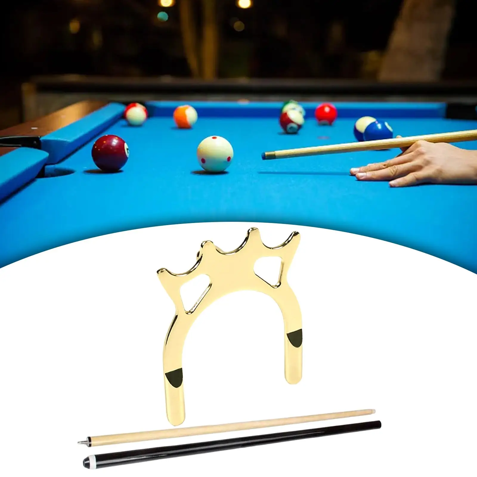 Portátil Bilhar Cue Stick Set, Pool Bridge Head, Mesa Suprimentos, Suporte Rack para Bilhar Game Practice