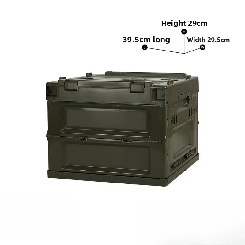 Camping storage box, side opening trend home outdoor storage box