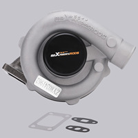 Universal Turbo Turbocharger T3 T4 T04E .57 A/R Oil Cooled Fit for 1.5L to 2.5L