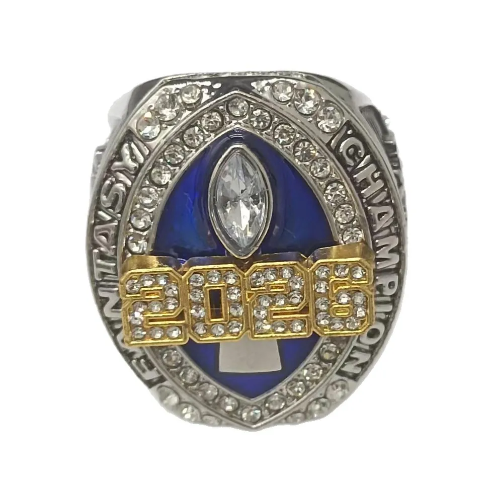 2026 بطولة كرة القدم الخيالية الجديدة خاتم مقتنيات الدائري التذكارية هدية للرجال