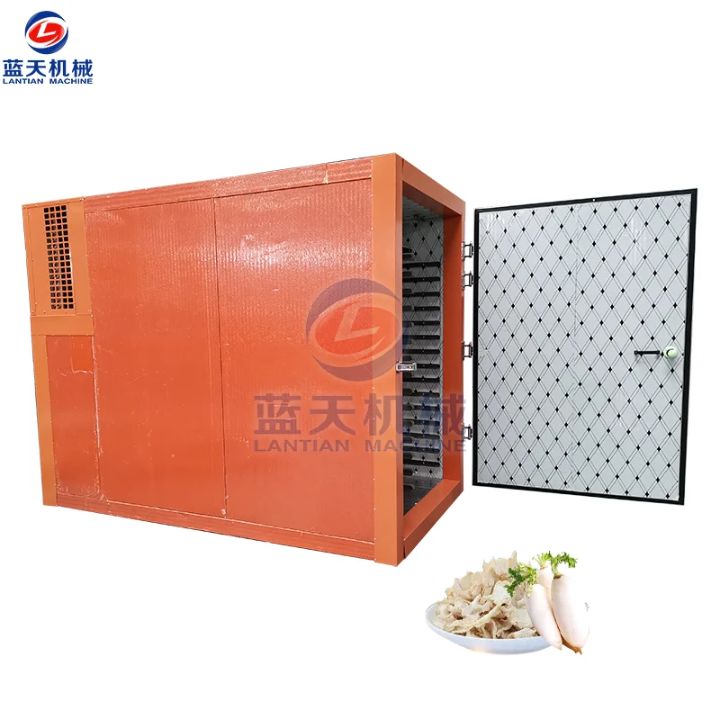 Hoge Kwaliteit Industriële Witte Radijs Rode Radijs Droogapparatuur Machine Groentekop Mosterd Knol Dehydrator Machine