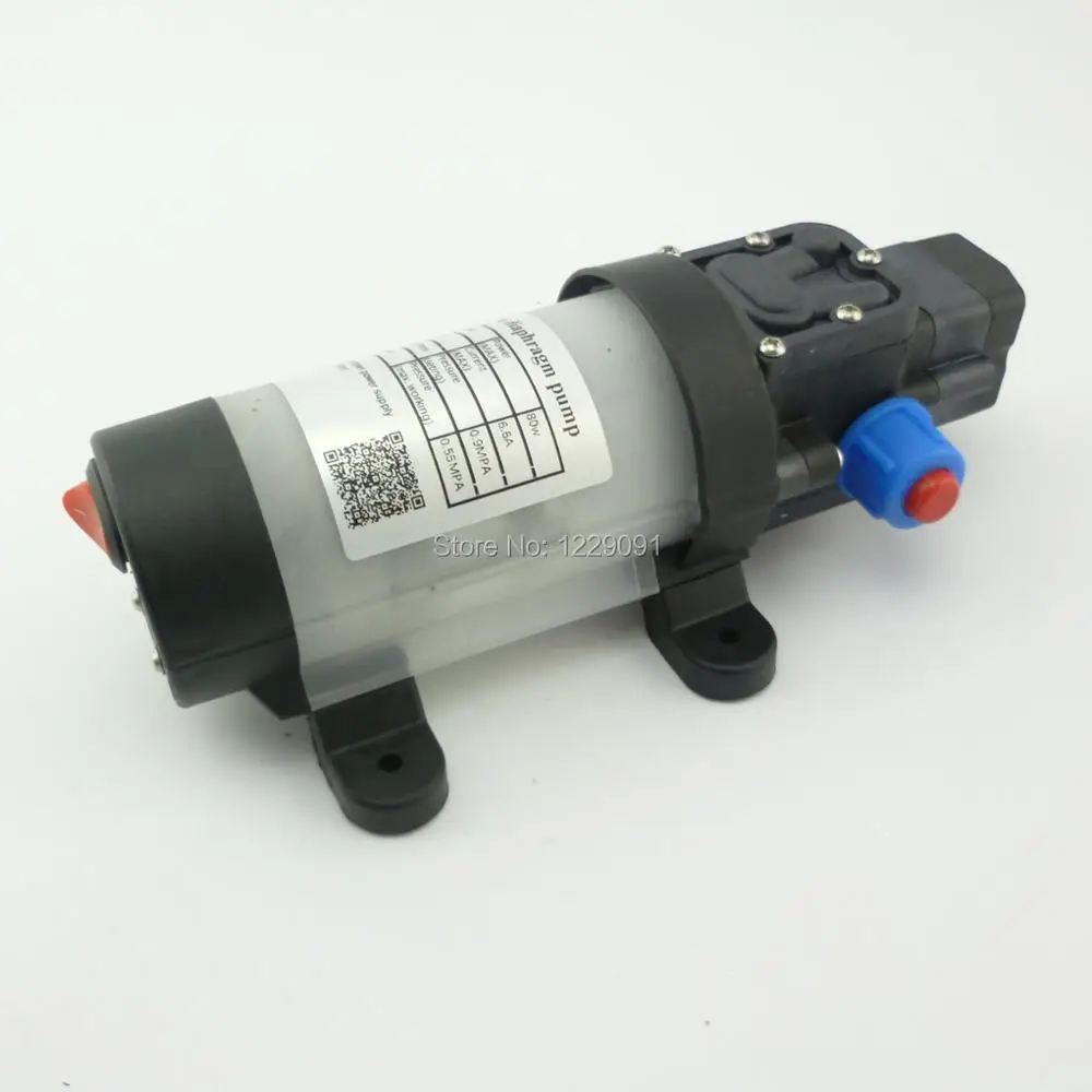 

dc electric water pump high pressure self priming diaphragm pump 12v 24v 80w automatic pressure switch