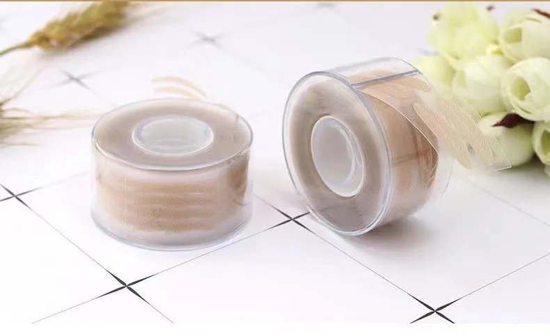 Description Picture 2 of item600 Pcs Eye Lift Strips Double Eyelid Tape Clear Gray Eyelid Stripe Big Eyes Invisible Double Fold Eyelid Sticker Makeup Tools