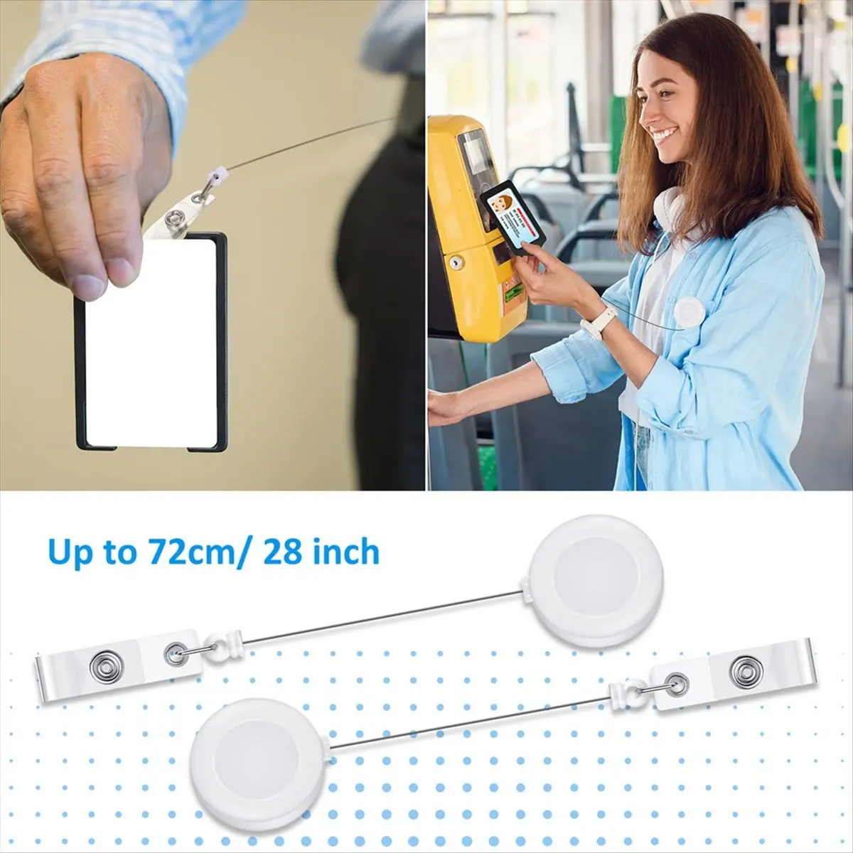 a91p]-100-pcs-retractable-badge-reel-clips-id-card-holder-reel-with-metal-belt-clip-for-hanging-cards-key-chainsb