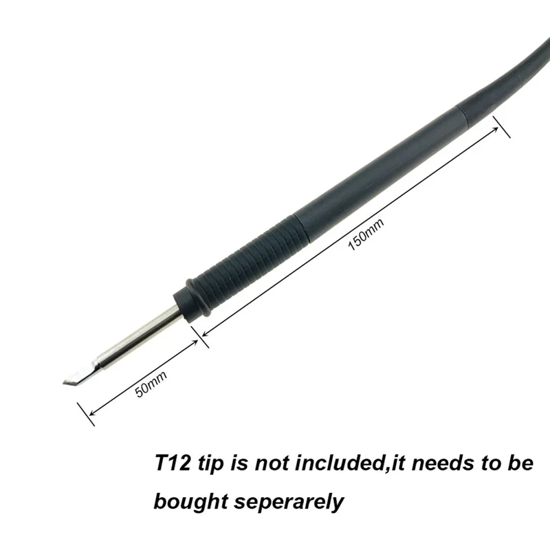 A7THK-For T12 การประสาน สถานีเหล็ก 5-Core สายไฟบัดกรีจับ STM32 ซิลิโคนทนอุณหภูมิสูง Handle