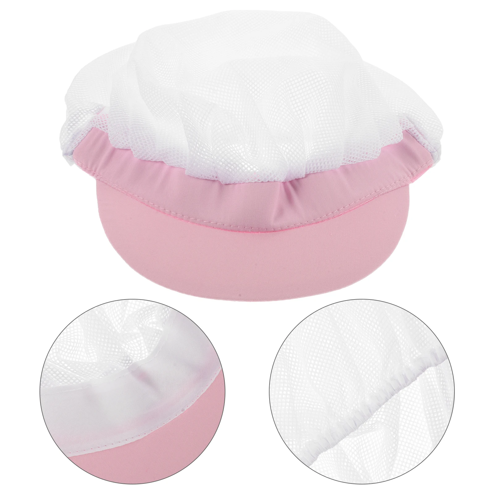 

Hat Chef Unisex Chef Hats Breathable Dust proof Work Cleaning Working Cap Hats for Restaurant Kitchen Service Cap