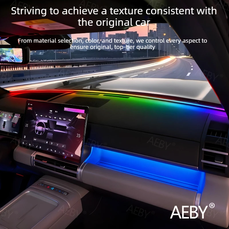 

For Toyota Rav4 2026 RGB Dashboard Ambient Light,Interior ambient lighting,Light bar interior,APP control decoration,auto parts