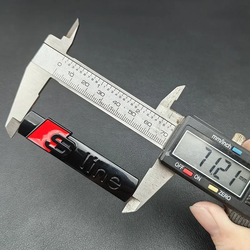 2pcs 3D Metal Sline Logo S LINE Emblem Car Fender Badge Sticker For Audi A1 A2 A3 A4 A5 A6 A7 Q2 Q3 Q5 Q7 SQ5 RS5 TT Accessories