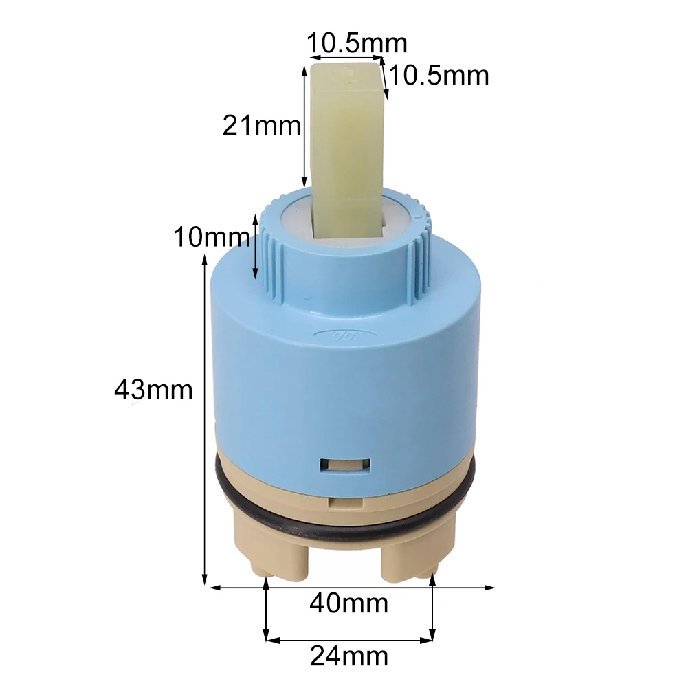 Fit For Most Sink Faucets Lever Tap Mixer Tap Cartridge Bathroom Kitchen 35/40mm Disc Fittings Repair Replacement