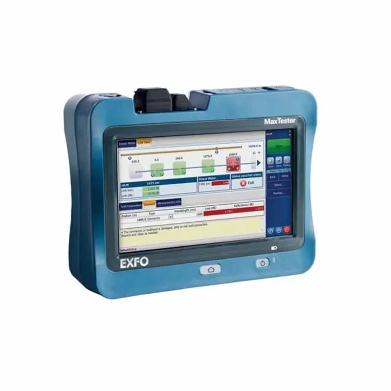 EXFO OTDR MaxTester-730C-SM-1310/1550/1625dB-39/38/39dB Touch Screen MAX730C-IOLM Fiber Optical Time Domain Reflectometer