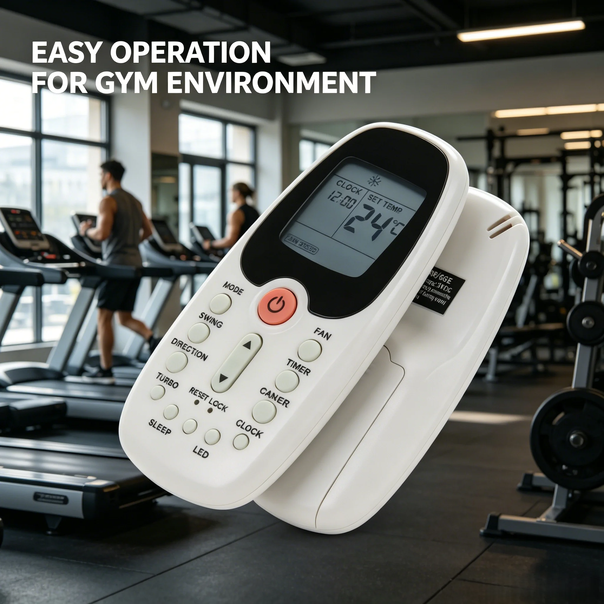 

R06 Air Conditioner Remote Control, Household Replacement Infrared Controller Compatible with Midea, Komeco and Comfee