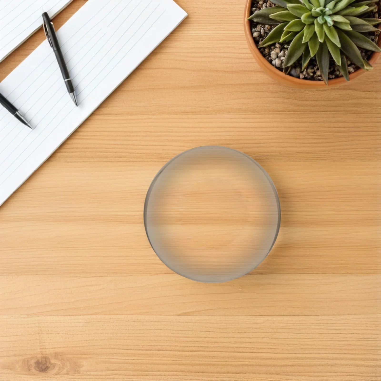 

Dome Magnifying Glass 3 Inch Acrylic 6X Magnifier Paperweight for Reading Books Newspapers Blueprints Needlepoint Desktop Office
