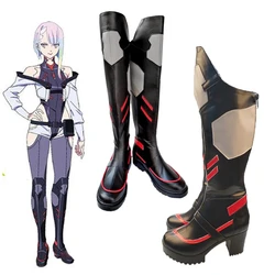 Anime Cyberpunk Edgerunners 루시 코스프레 신발 애니메이션 사이버 펑크 코스프레 Lucyna 코스프레 부츠 남여 역할 놀이 모든 크기 신발