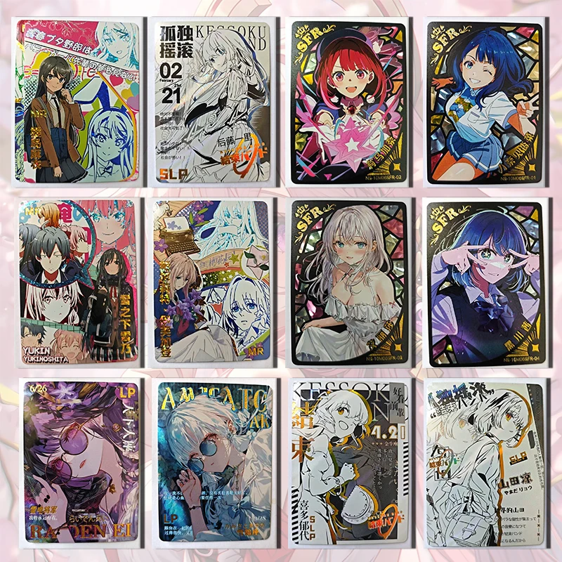 Goddess Story 10M06 SLP MR SFR card Sakurajima Mai Raiden Shogun Nilou Ningguang Gotoh Hitori boy Toy collection Birthday gifts