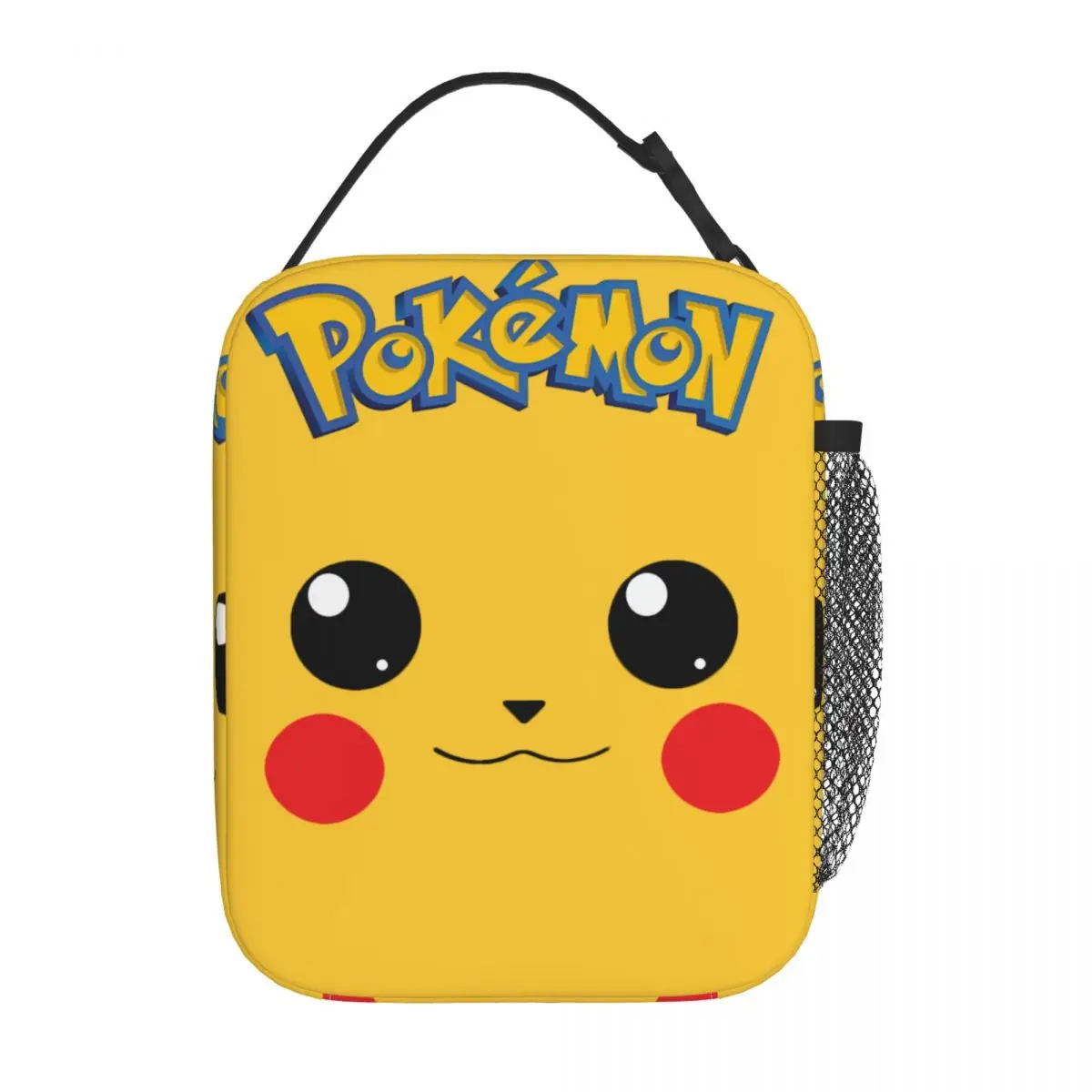 Pokedom Travel Storage Bags Pocket Monster Pikachu For Students School&Office Thickened Handheld For School Lunch Box Bag