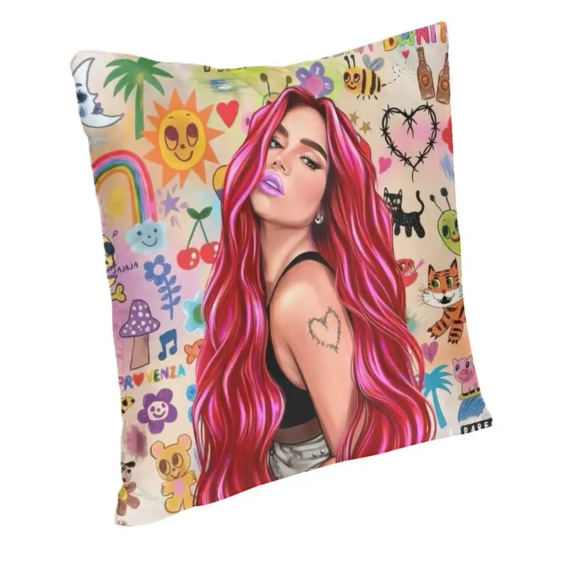 Reggae Singer Karol G Modern Pillow Cover Bedroom Decoration Sofa Cushion Case
