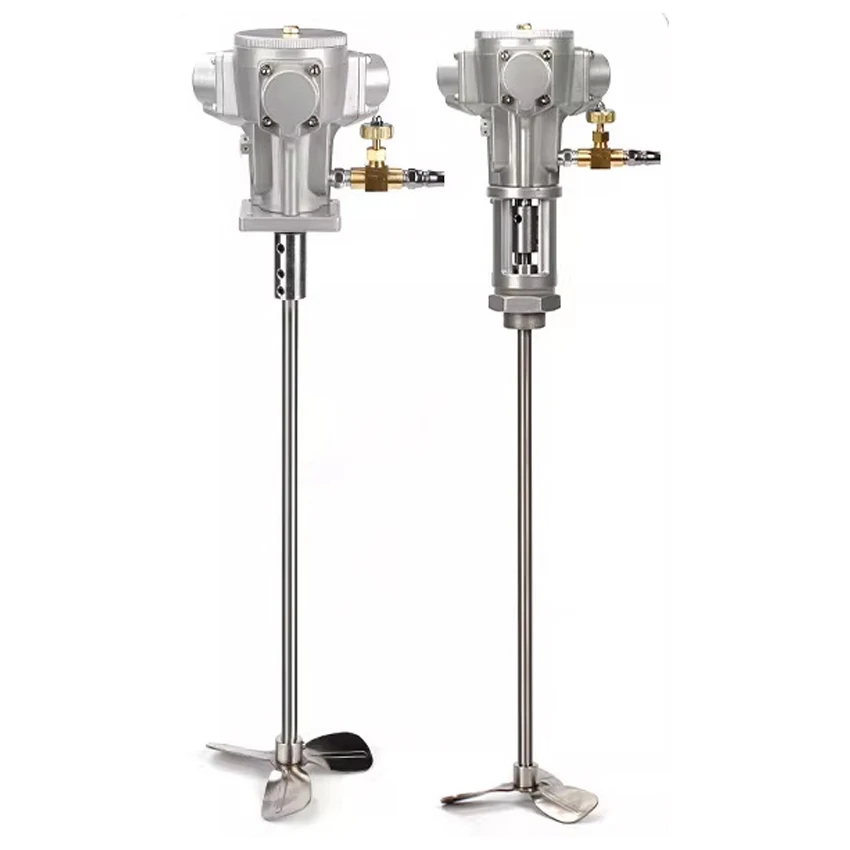 5-20L Pneumatic Mixer Air Agitator Air Blender Stirrer Aluminum alloy Air Mixing Machine 2800RPM 1/8HP 5 Gallon Mixing Equipment