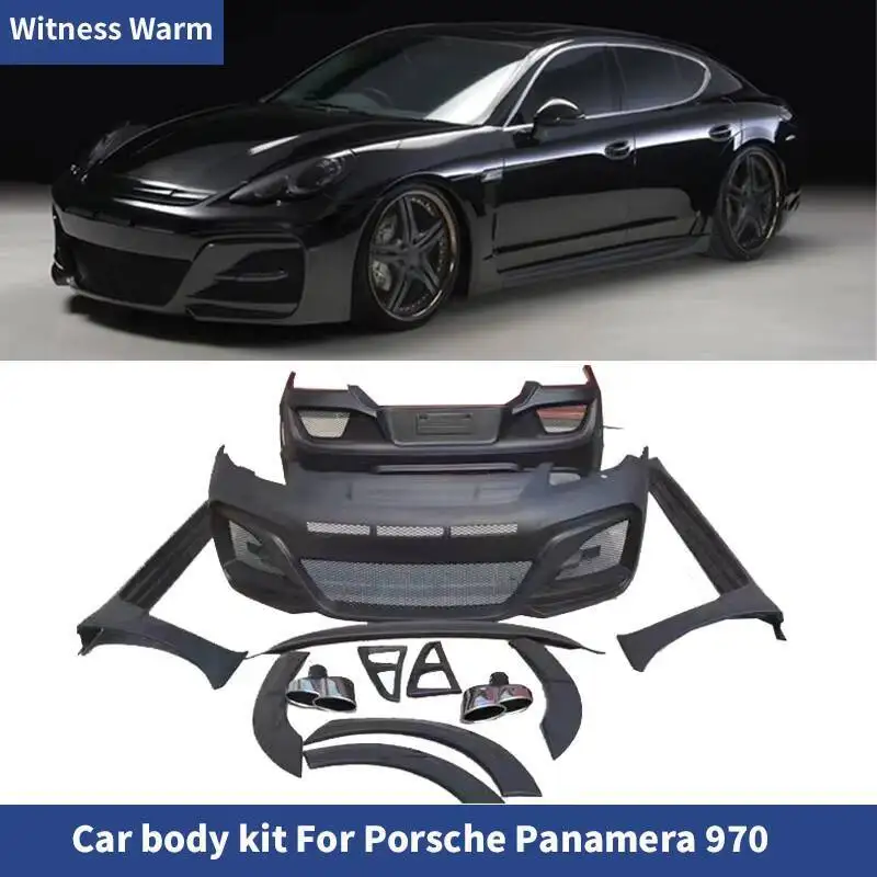 

FRP Car body kit front bumper rear bumper side skirts rear spoiler Wheel eyebrows for Porsche Panamera 970 2010-2015