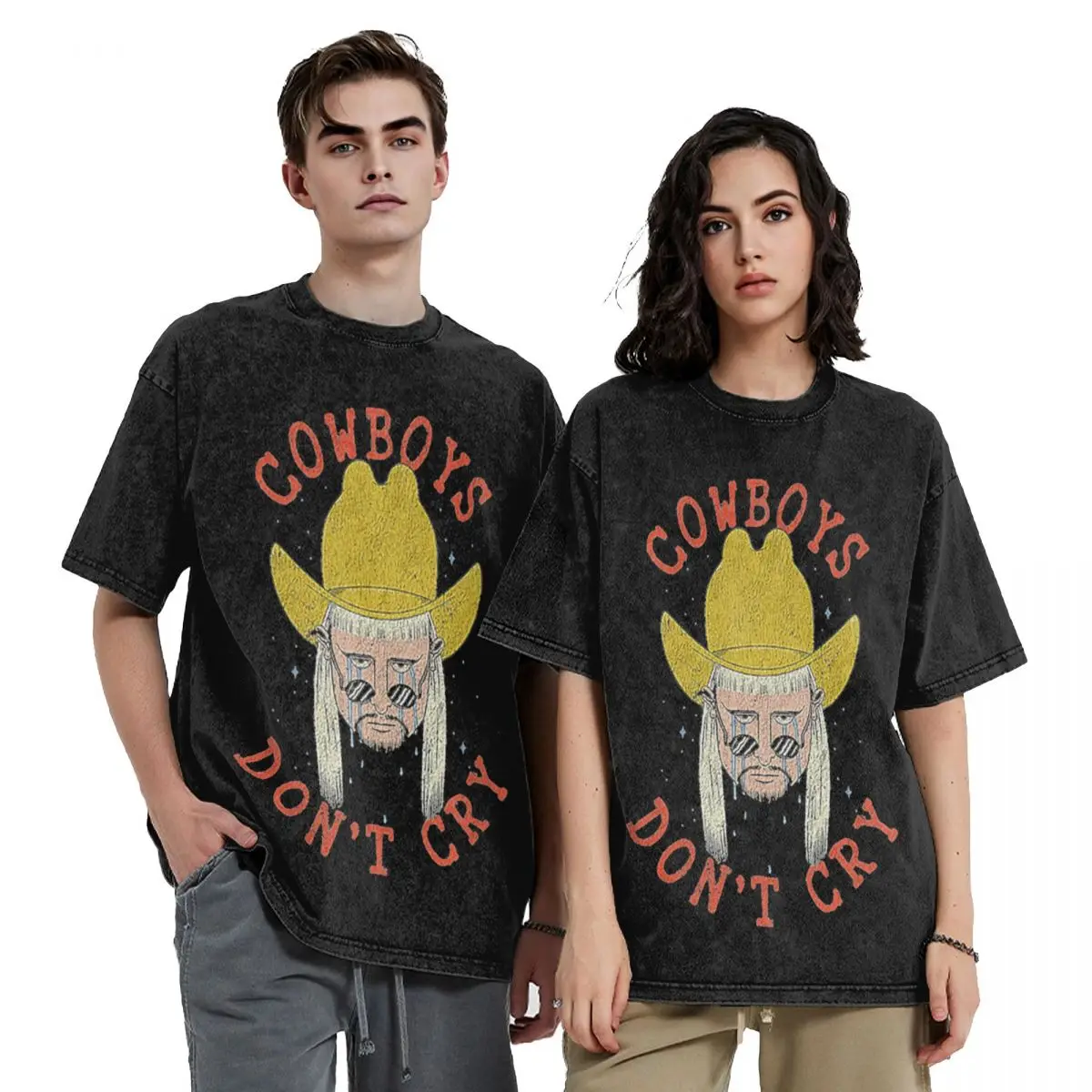 Oliver Tree Cowboys Don't Cry T Shirt Streetwear for Men Women Cool T-Shirts Hiphop Streetwear