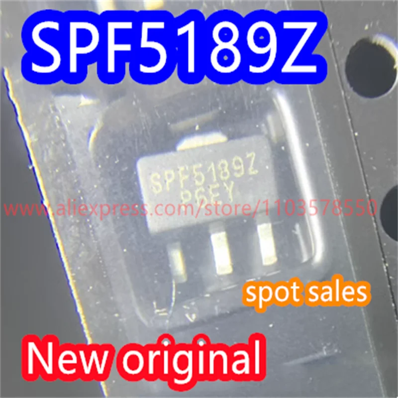 10PCS  100% brand new original SPF-5189Z SPF5189Z patch SOT89 RF amplifier IC chip